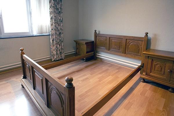 we are able to remove all types of bed frames, including metal, wooden, and upholstered frames